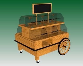 Mobile Bagel Cart